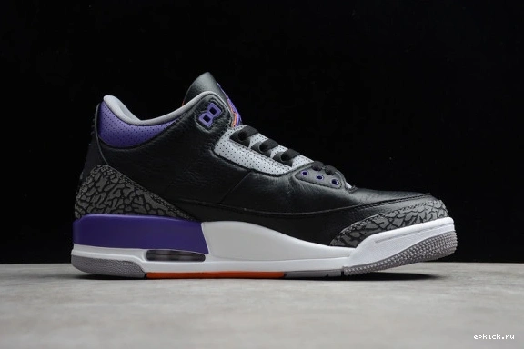 Cheap EP Air Jordan Purple Black CT8532-050 Court Retro 3 CT8532-050 0119